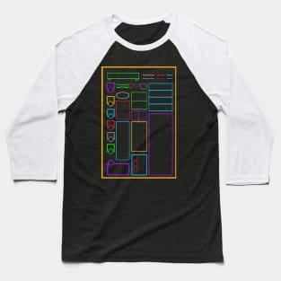 Character sheet design Baseball T-Shirt